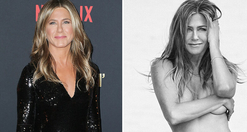 Jennifer Aniston hyllas för modiga nakenbilden