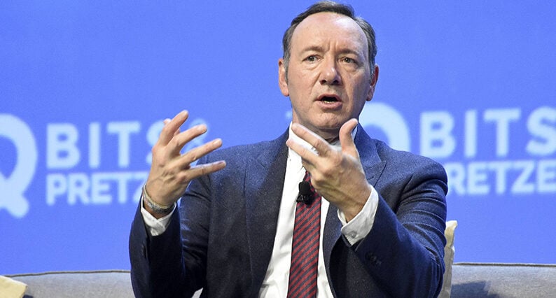 Kevin Spacey talar ut om sexskandalen