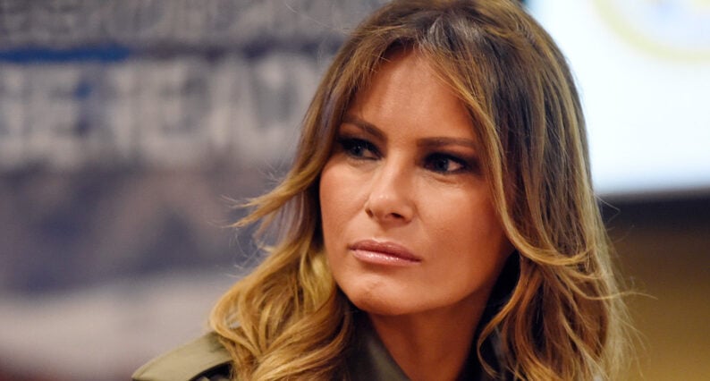 Melania Trumps stora lögn avslöjad