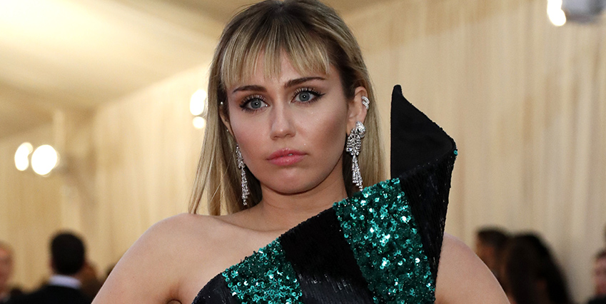 Miley Cyrus markering mot ex-maken