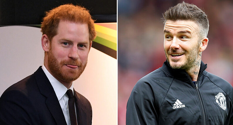 Prins Harry kopierar David Beckham