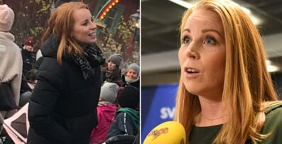 Annie Lööfs starka reaktion på känsliga babyfrågan