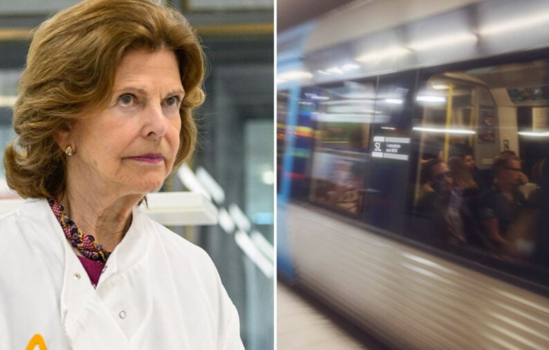 Silvia i chock efter hånet i tunnelbanan