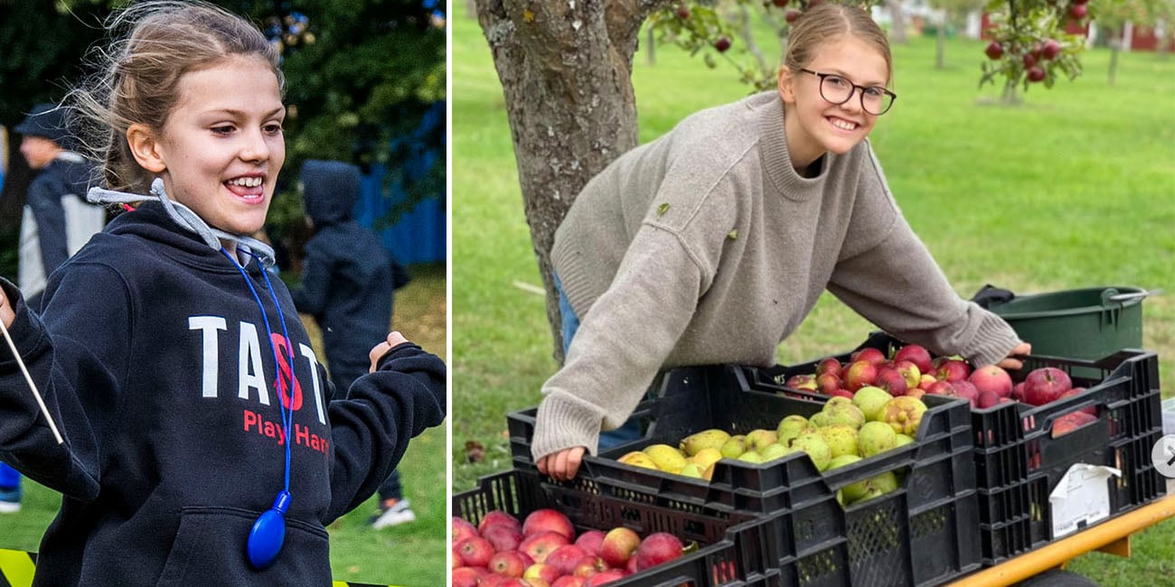 Prinsessan Estelles härliga hösthelg på Öland