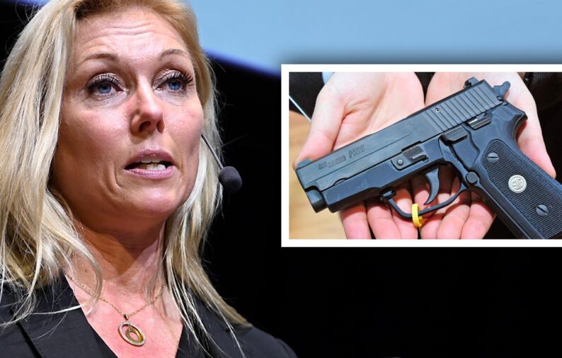 Linda H Staafs polisälskare utreds för vapenbrott