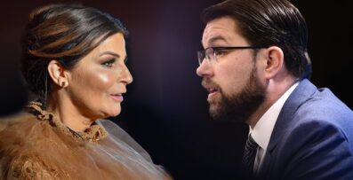 Carola Häggkvists öppna flört med Jimmie Åkesson