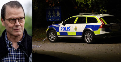 Chocken: prins Daniel tagen av polis