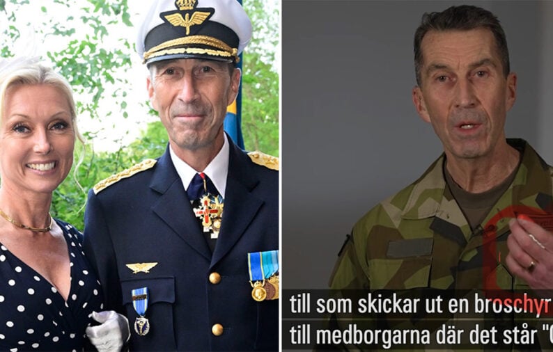 ÖB Micael Bydén hemligt förlovad med Linda H Staaf