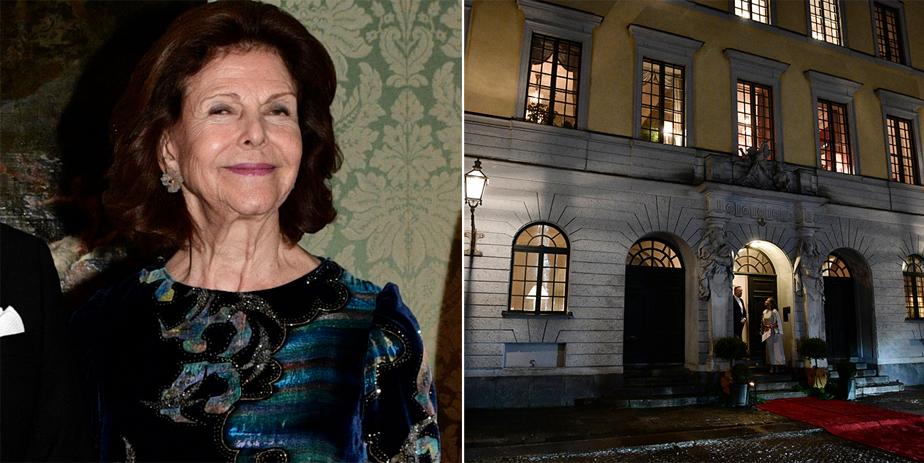 Drottning Silvia festade loss hos grannarna