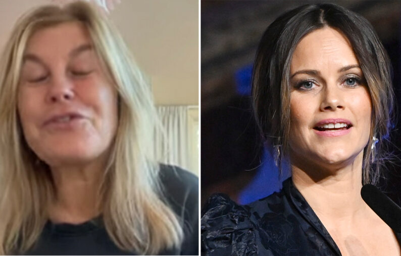 Pernilla Wahlgren i privat samtal med prinsessan Sofia